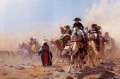 Napoleón y su Estado Mayor el árabe Jean Leon Gerome